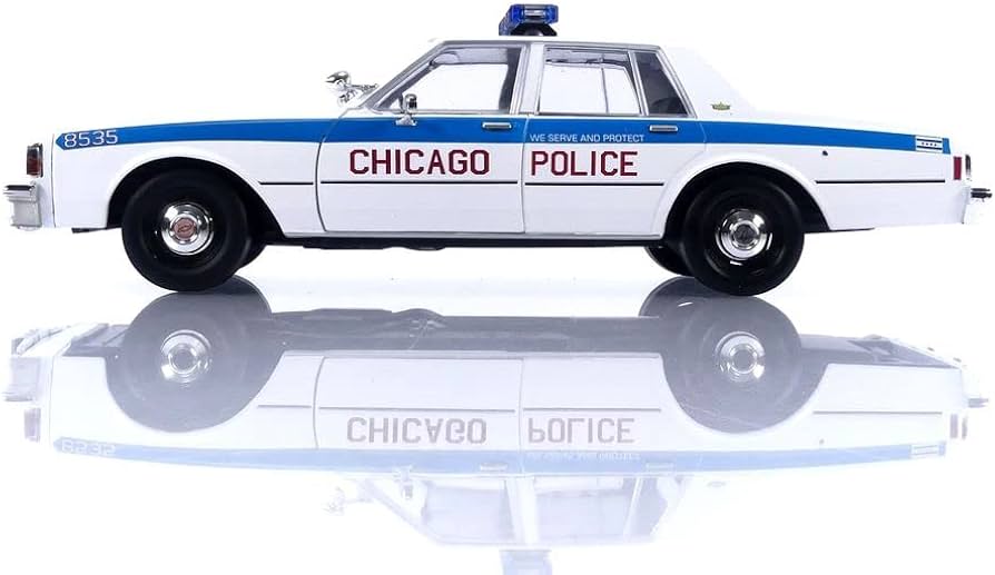 Amazon.co.jp: 1989 シボレー カプリス ホワイト ブルーストライプ