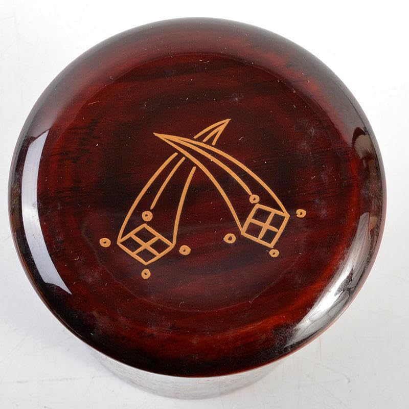 Amazon.co.jp: 茶道具 山中塗 道場宗廣作 宝尽くし 末広茶器 共箱 M