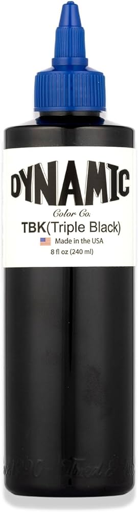 Amazon.com: Dynamic Color Co Triple Black Ink Bottle 8oz : Beauty
