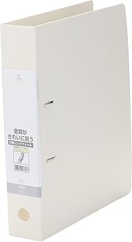 Amazon | リヒトラブ リングファイル 2穴 D型 A4 白 G2240-0 | D型