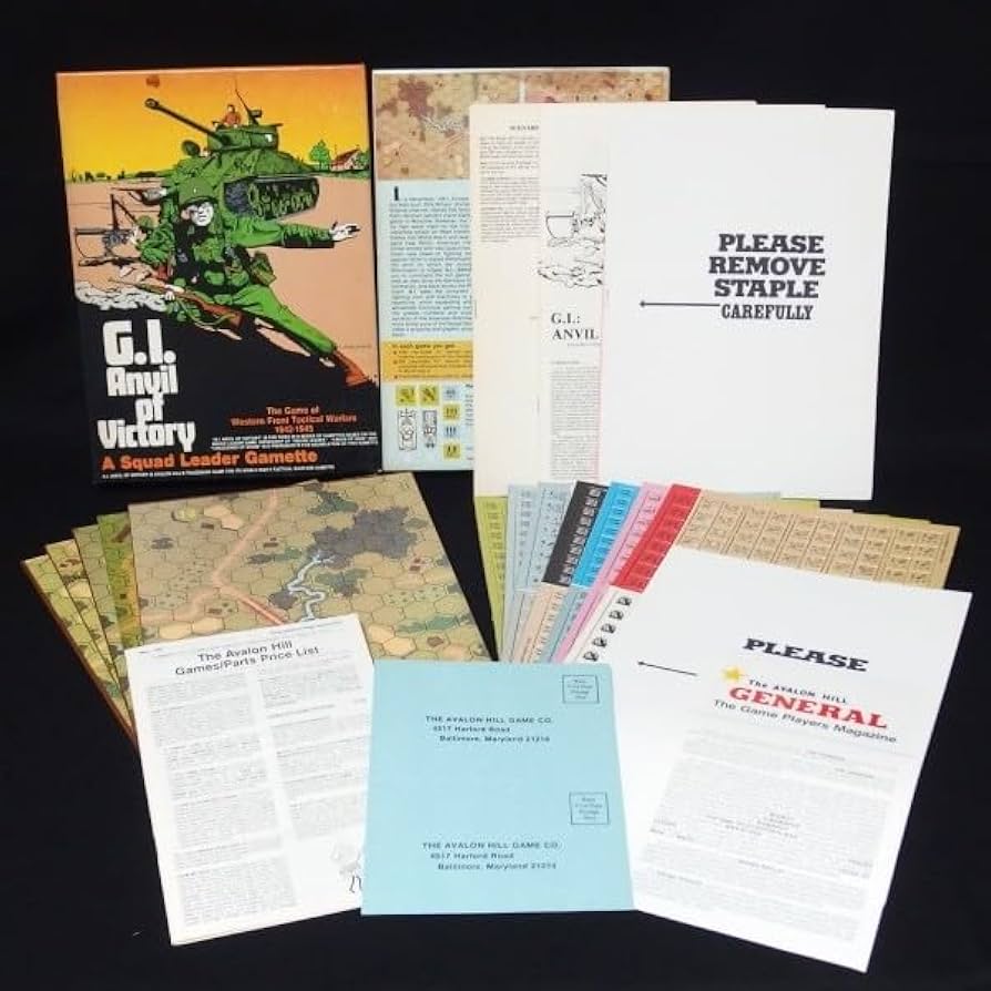 Amazon.co.jp: ？ The Avalon Hill Squad Leader G.I. Anvil of