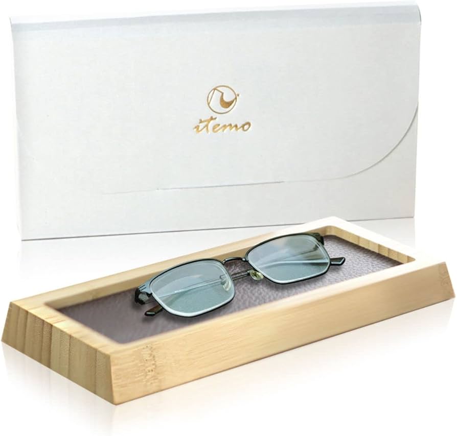 Amazon.co.jp: (itemo) メガネ置き おしゃれ 美しさと実用性 本革