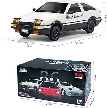 Amazon.co.jp: LDR/C 1/18ドリフトカー AE86 RCラジコンカー ドリフト