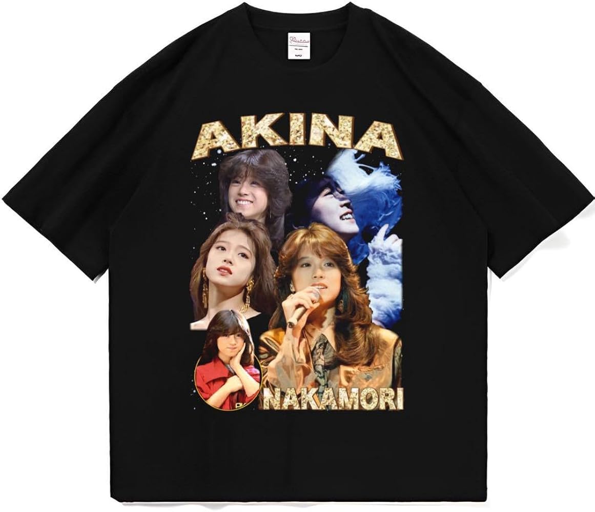 Amazon.co.jp: 中森明菜 Tシャツ rap hiphop music A8404 : ホビー