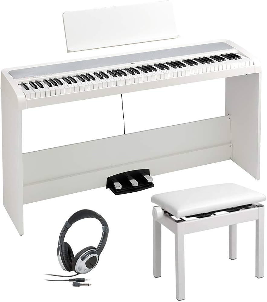 Amazon | KORG B2SP WH ホワイト 電子ピアノ 88鍵盤 コルグ (高低自在