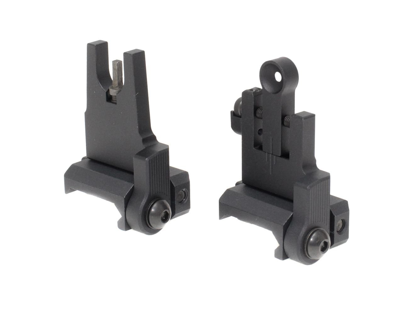 Amazon | IRON AIRSOFT BOBROスタイル B.U.I.S. SBR サイトセット BK