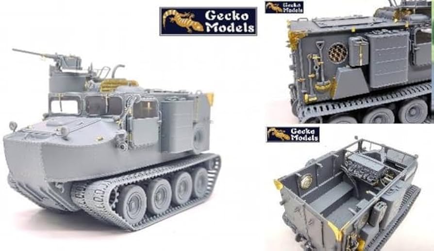 Amazon | ゲッコーモデル 1/35 アメリカ M76 オーター 水陸両用貨物