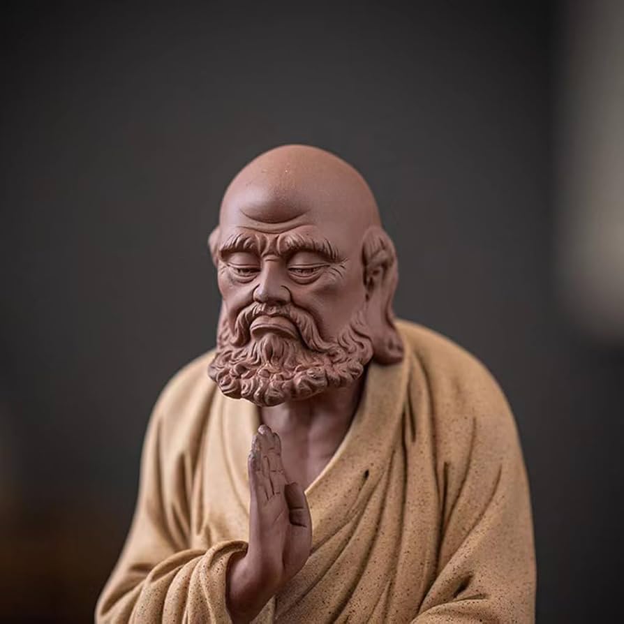 Amazon｜達磨大師坐像 達磨像 達磨祖師像 仏像 神像 仏教美術品 中国