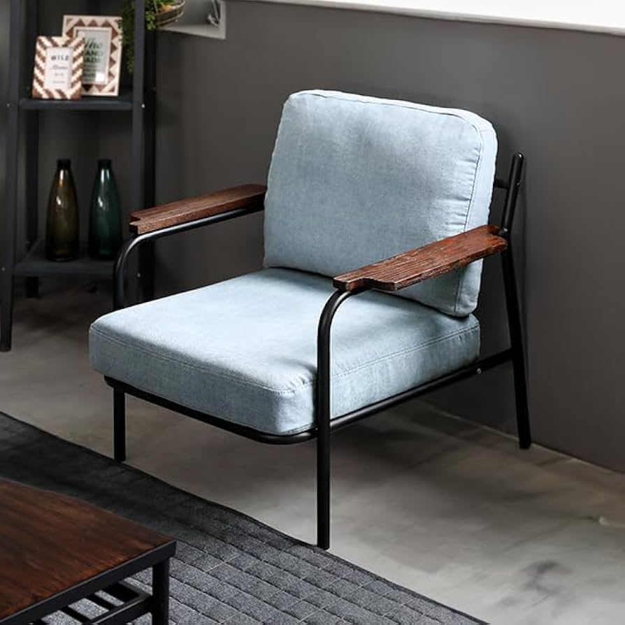 Amazon｜モダンデコ ソファー ソファ 【保証1年間】 1人掛け デニム