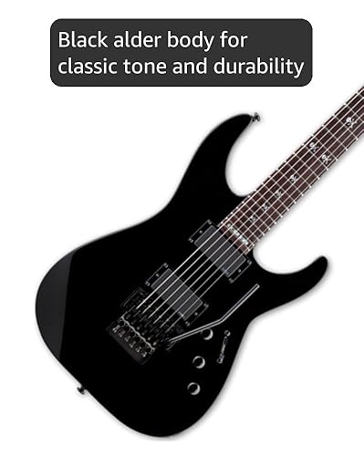 Amazon.com: ESP LTD Kirk Hammett Signature KH-602 - Black