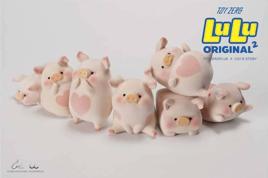 Amazon.co.jp: 子豚lulu Toyzeroplus x Cici's Story Lulu the Piggy