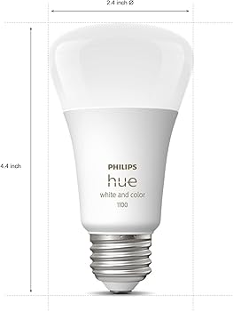 Amazon.com: Philips Hue White and Color Ambiance Base Lumen (60W