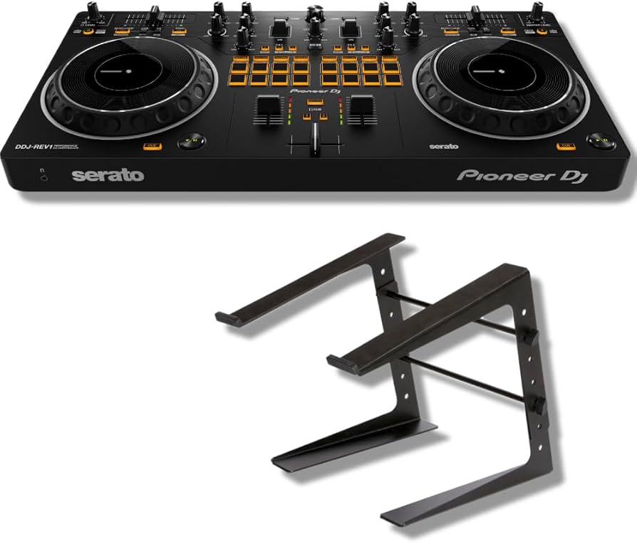 Amazon.com: Pioneer DDJ-REV1 DJ Controller Bundle with Adjustable