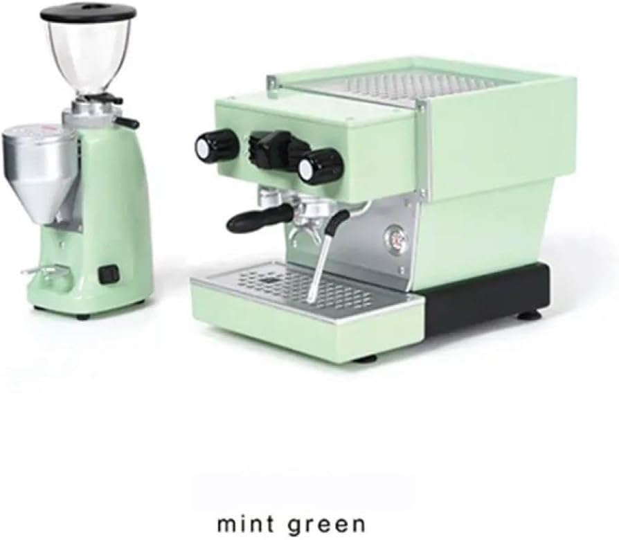 Amazon.co.jp: ミニチュアコーヒー エスプレッソマシン ミントグリーン