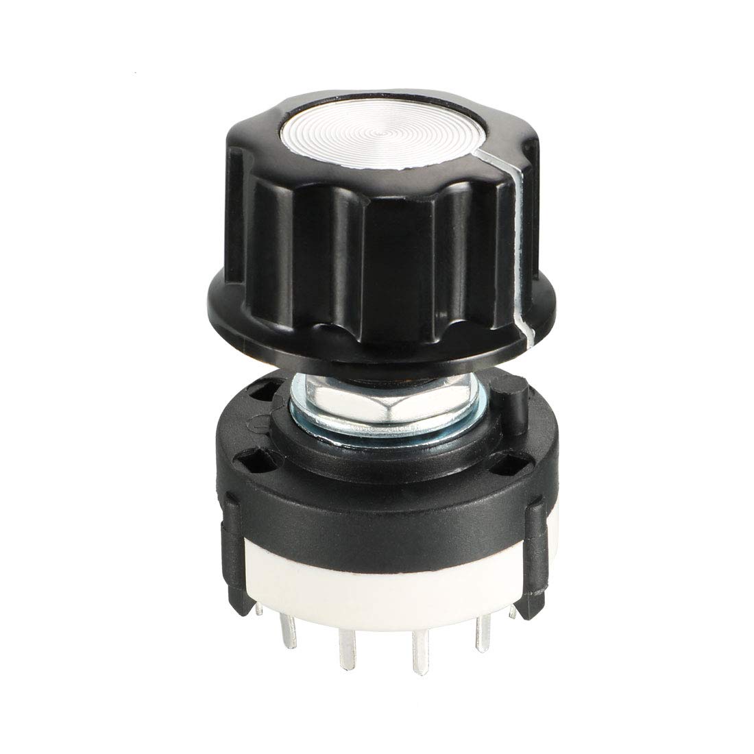 Amazon | uxcell ロータリースイッチ ロータリースイッチセレクター