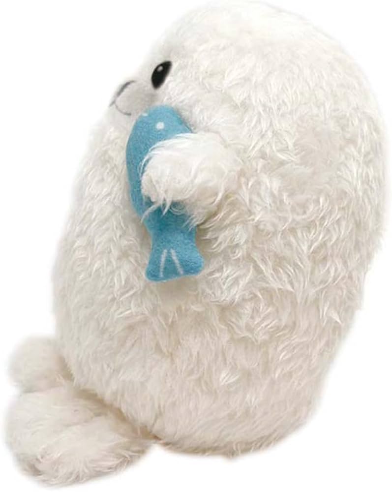 Amazon.co.jp: モンスイユ ぬいぐるみ アザラシ ホワイト シルティ