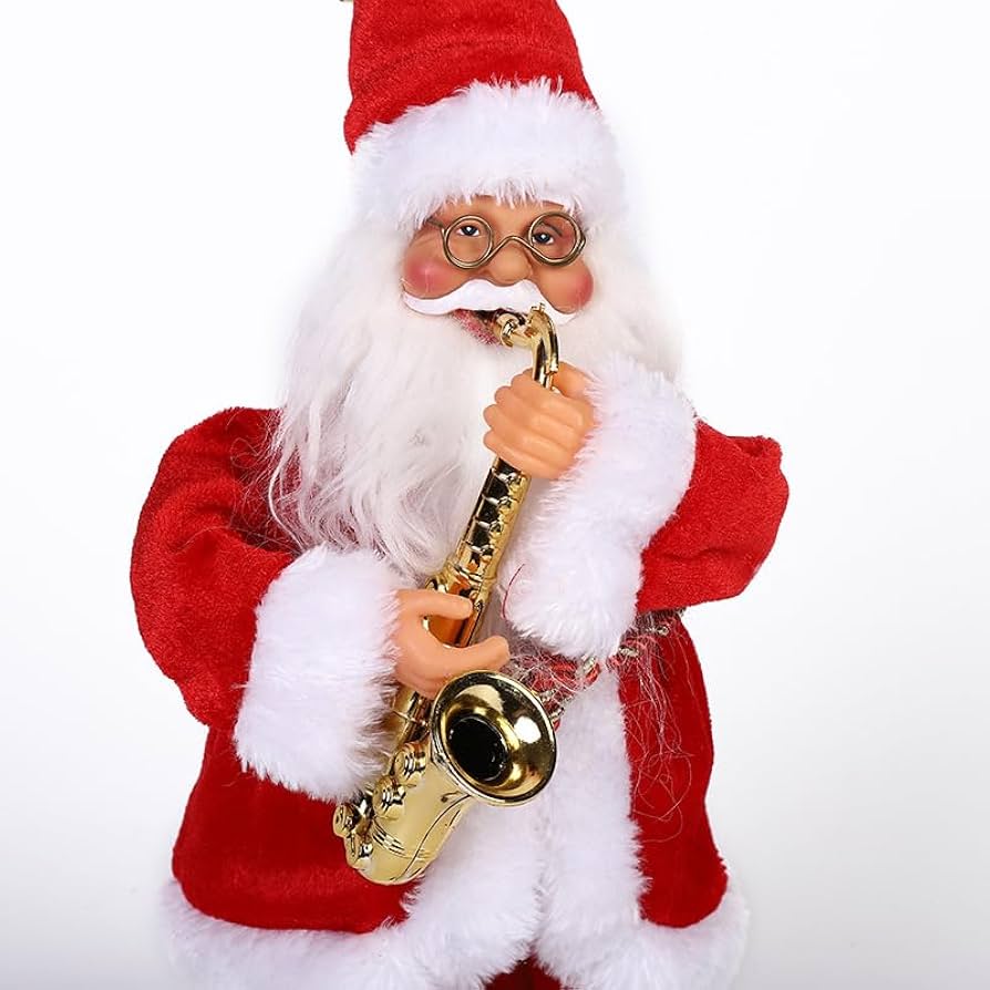 Amazon | クリスマス サンタ 人形 置物 音楽人形 電気サンタクロース