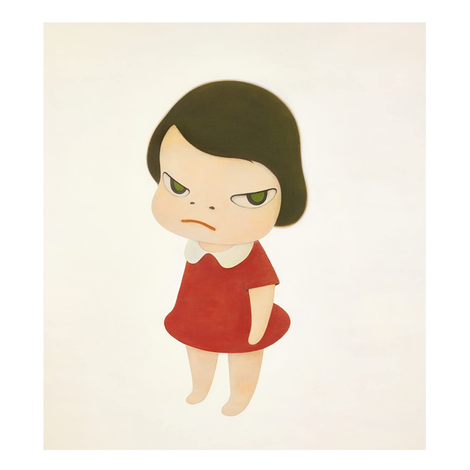 Amazon.co.jp: 奈良美智ポスター漫画キャンバス絵画奈良美智ウォール