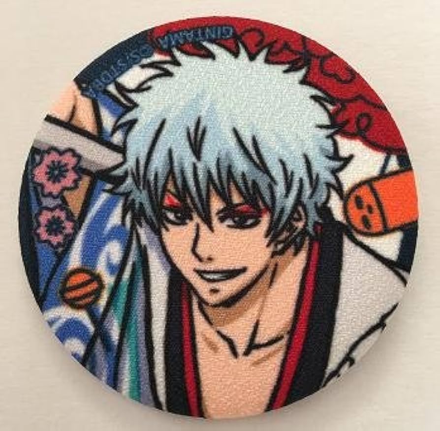 Amazon.co.jp: 銀魂 クロス缶バッジコレクション 坂田銀時 : Toys & Games