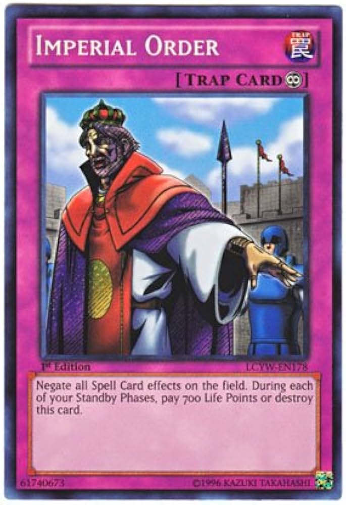 Amazon.co.jp: 遊戯王 英語版 LCYW-EN178 Imperial Order 王宮の勅命