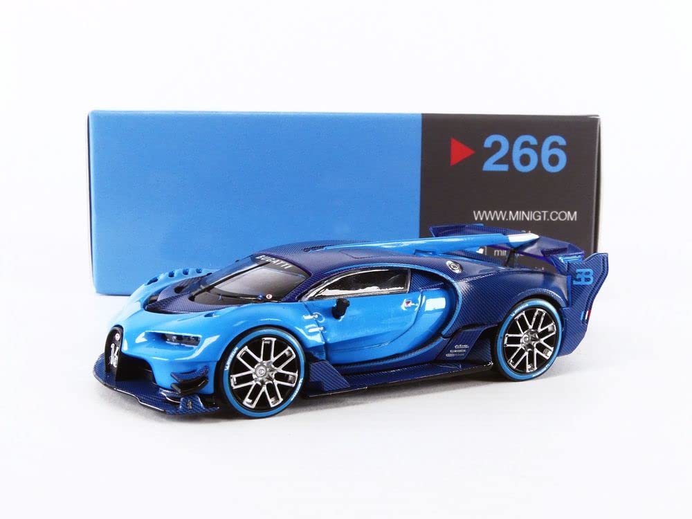 Amazon | MINI GT 1/64 ブガッティ ビジョン グランツーリスモ ブルー