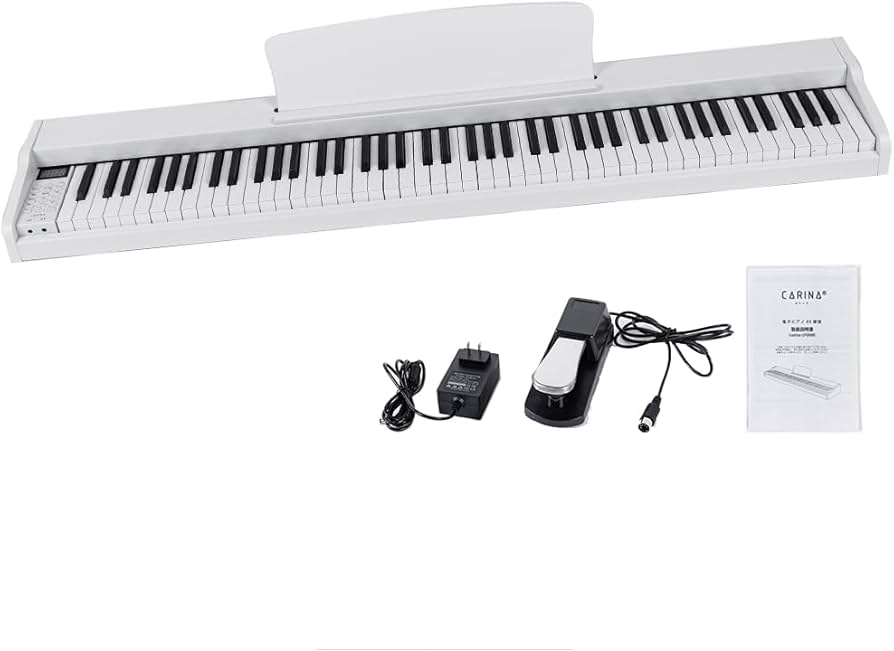 Amazon | Carina 電子ピアノ 88鍵盤 キーボード 木製デザイン MIDI対応