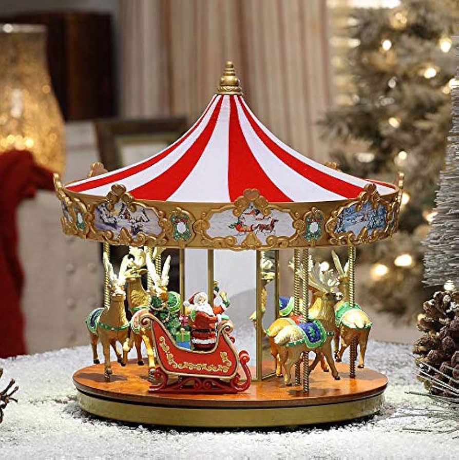 Amazon.co.jp: Mr. Christmas ベリーメリーカルーセルミュージカル