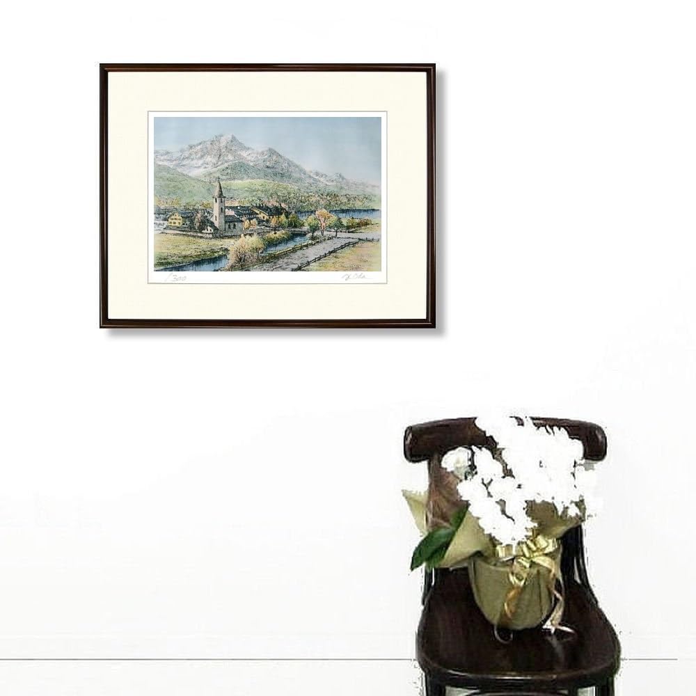 Amazon｜織田義郎 シルスマリア教会III ブラウン エッチング＋手彩色