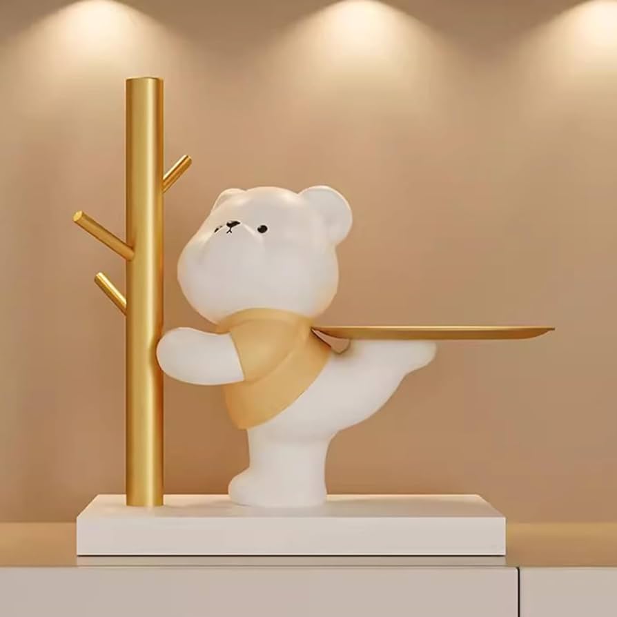 Amazon.co.jp: JAnjiaLxY 玄関 インテリア クマの置物 おしゃれ 小物