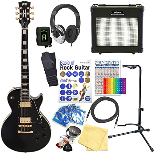 Amazon | エレキギター 初心者セット レスポール カスタム タイプ 15点