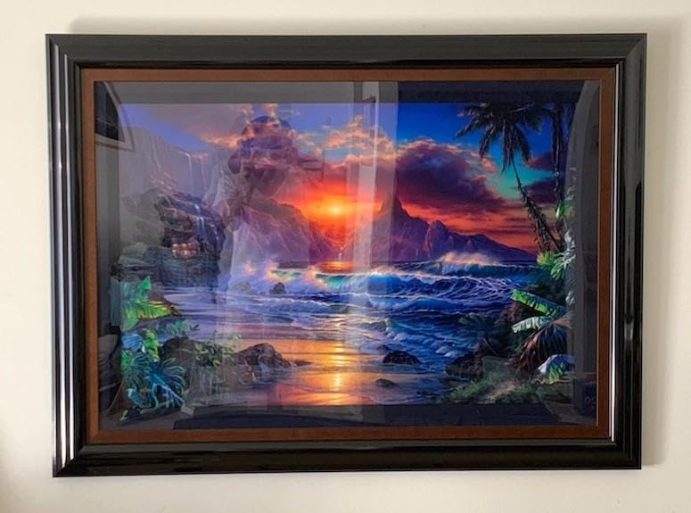 Amazon.co.jp: ラッセン エスケープ 絵画 版画 本人サイン 真作保証