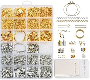 Amazon | Sitengle アクセサリーパーツ ピアスパーツ 15種類 2色 約