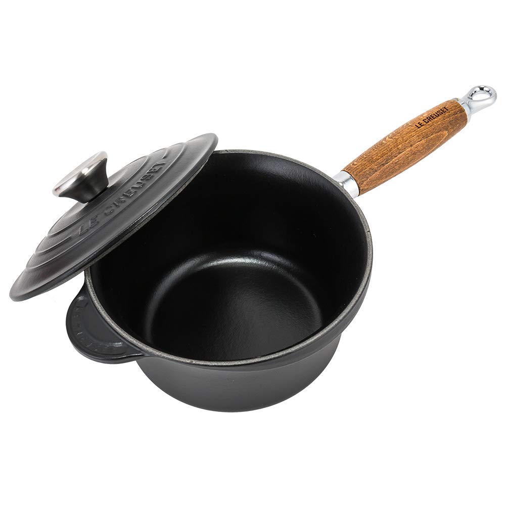 廃盤 希少 ルクルーゼ ソースパン 24cm マットブラック 廃盤希少