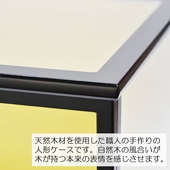 Amazon.co.jp: 高砂人形 日本人形 人形ケース ガラスケース 横60奥30高