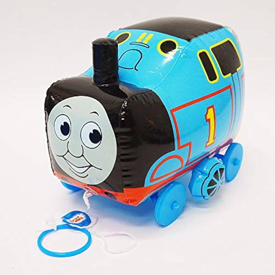 Amazon.co.jp: 楽しいお散歩トーマス ビニール車付きおもちゃ 約30cm