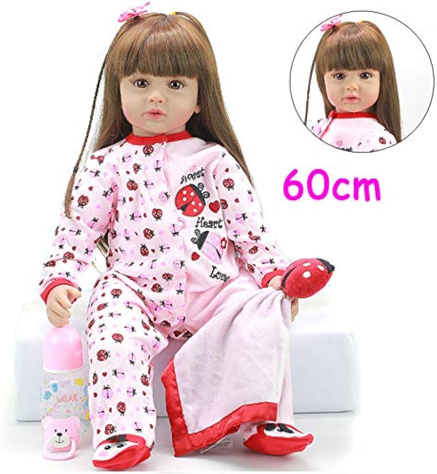 Amazon | CeRui 赤ちゃん人形 リボーンドールデビュー 長い髪 ビニール