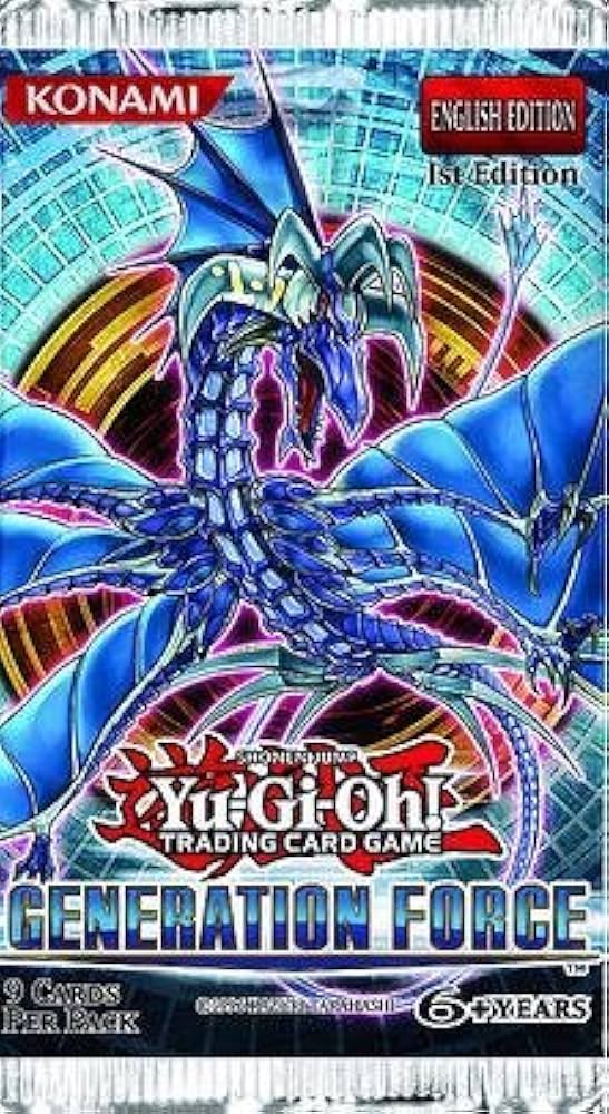 Amazon.com: YuGiOh ZEXAL Generation Force Booster Pack : Toys & Games