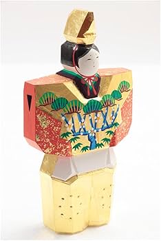 Amazon.co.jp: 久月official 雛人形 神泉作 奈良一刀彫 4号立雛 3H-I4