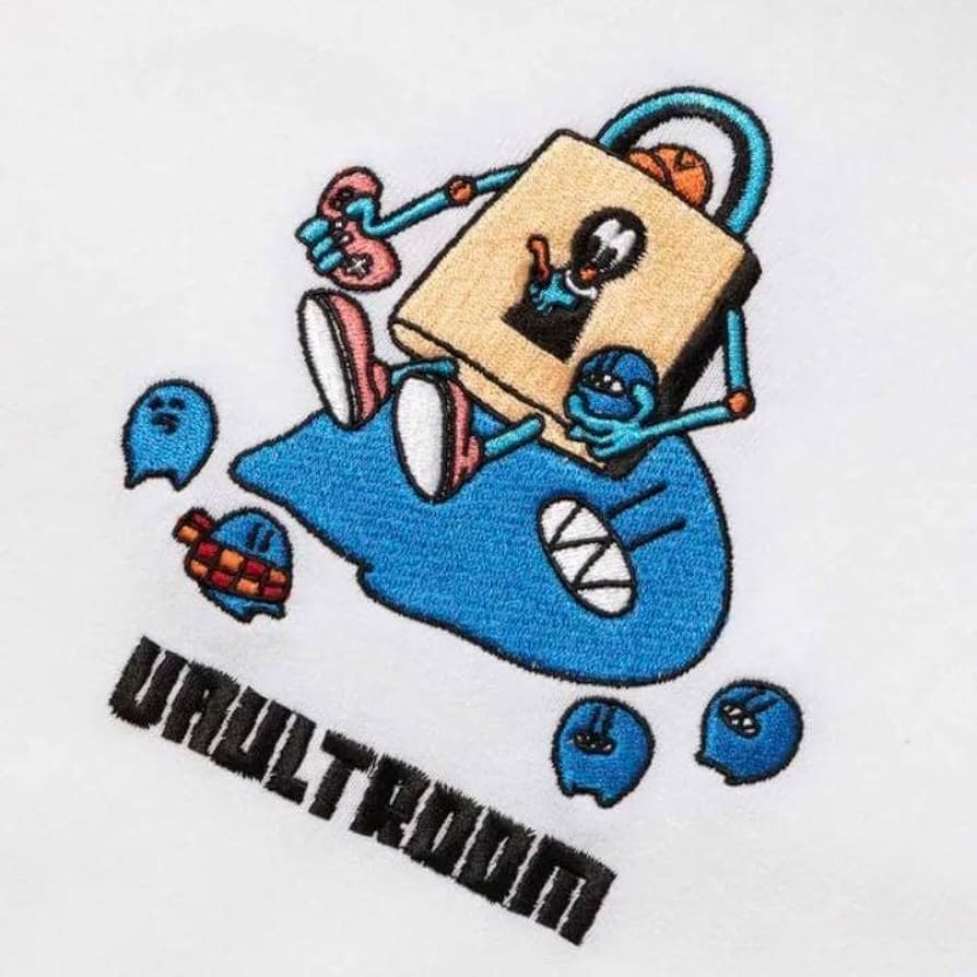 Amazon.co.jp: ボルトルーム らっだぁ コラボ Tシャツ 白 vaultroom L