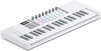 Amazon.com: Novation Launchkey Mini 37 White MK4 — Portable 37