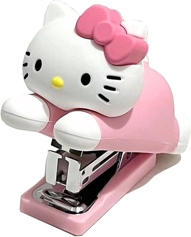 Amazon | ハローキティ ホッチキス 美貌 かわいい 小さい ミニ 学生