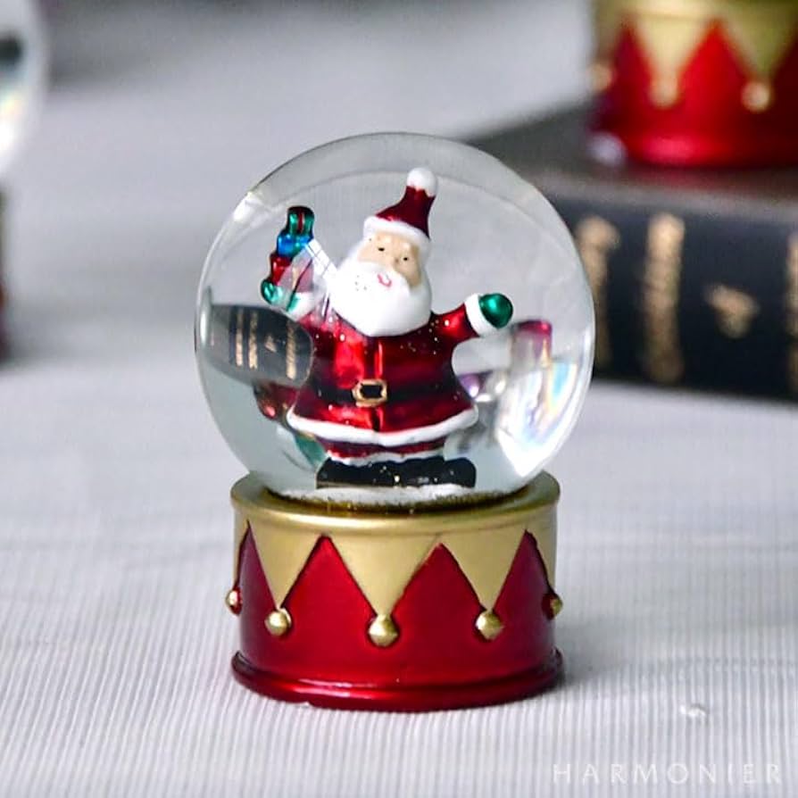 Amazon.co.jp: ミニスノードーム/ドラム（サンタ） クリスマス雑貨