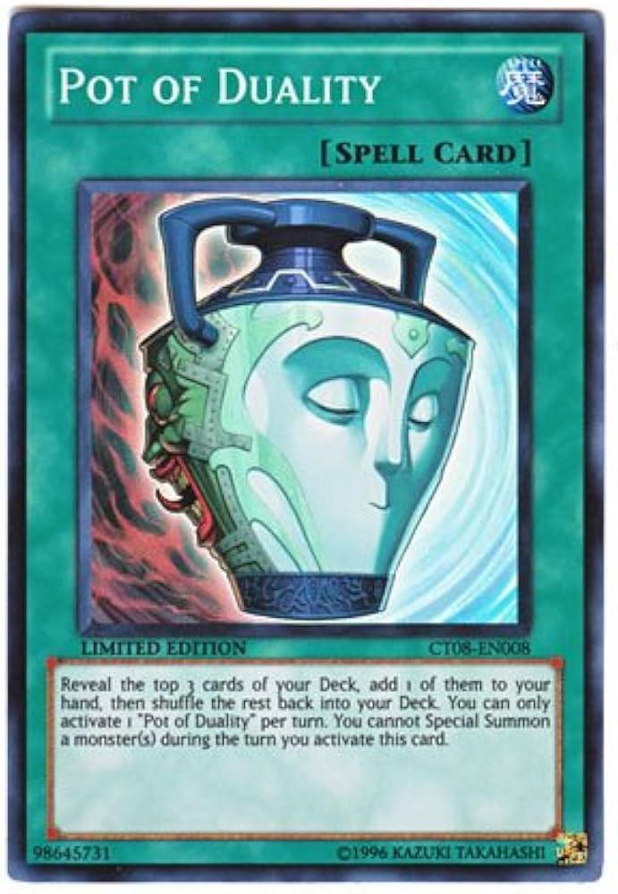 Amazon.co.jp: 遊戯王 英語版 CT08-EN008 Pot of Duality 強欲で謙虚な