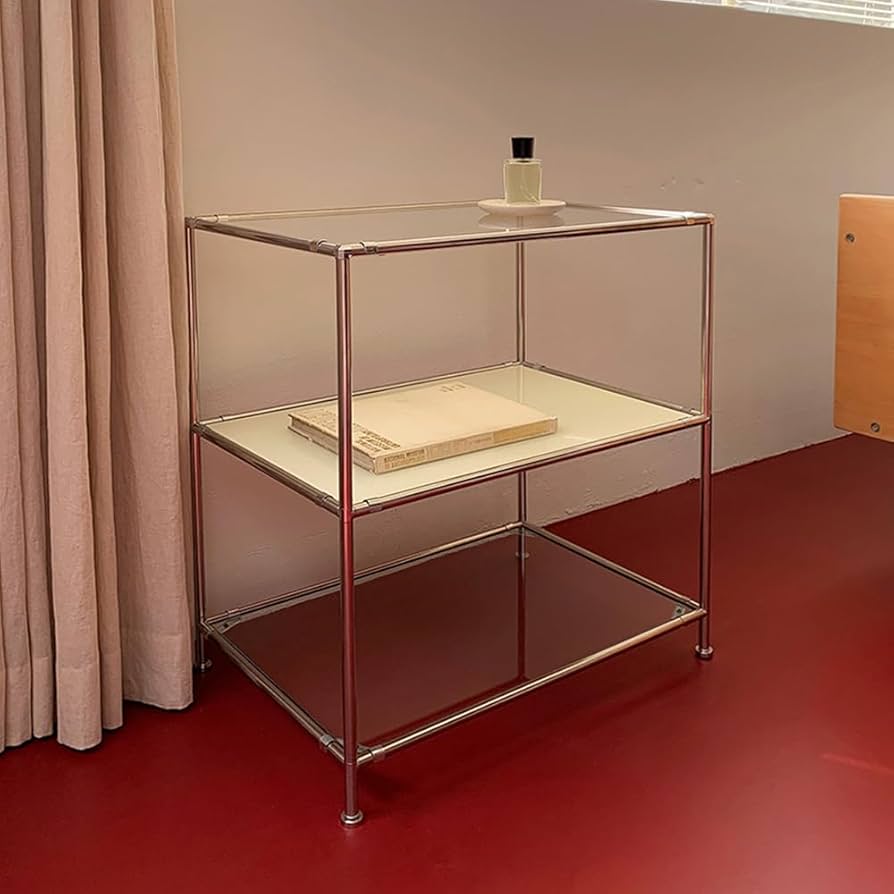 Amazon｜O'gre ステンレスモジュール家具3段ラック 新生活 おうち