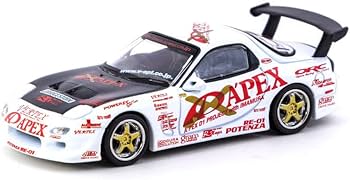 Amazon | TARMACWORKS 1/64 VERTEX RX-7 FD3S A'PEX D1 PROJECT 完成品