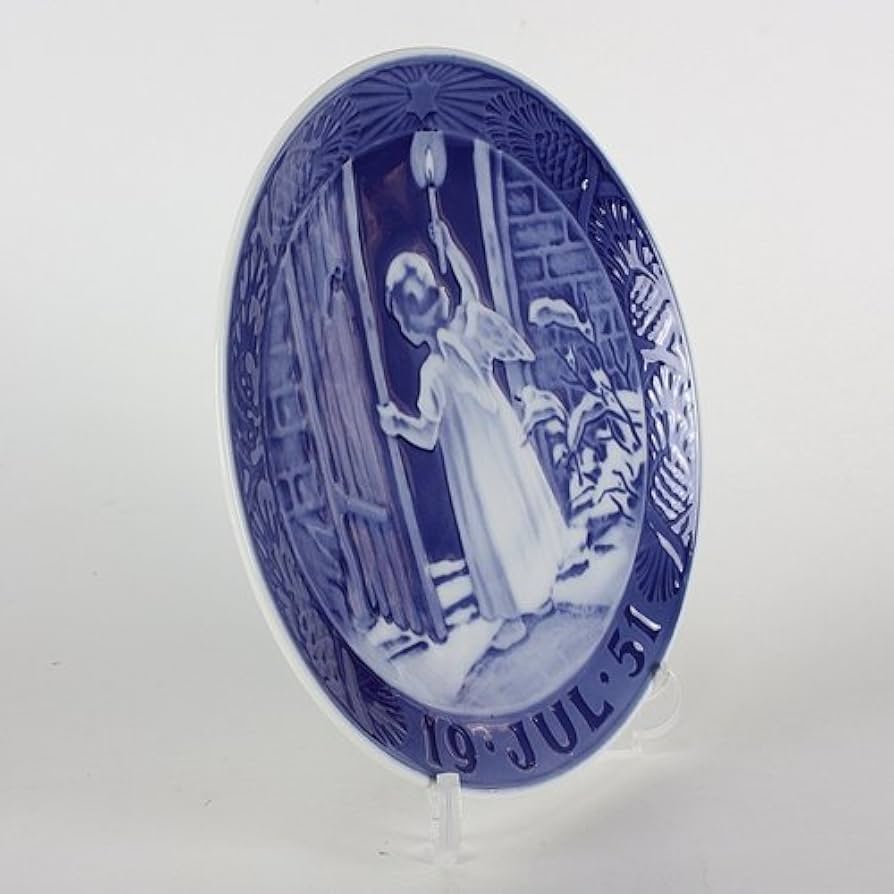 Amazon.co.jp: Royal Copenhagen Year Plate 1951 Christmas Angel