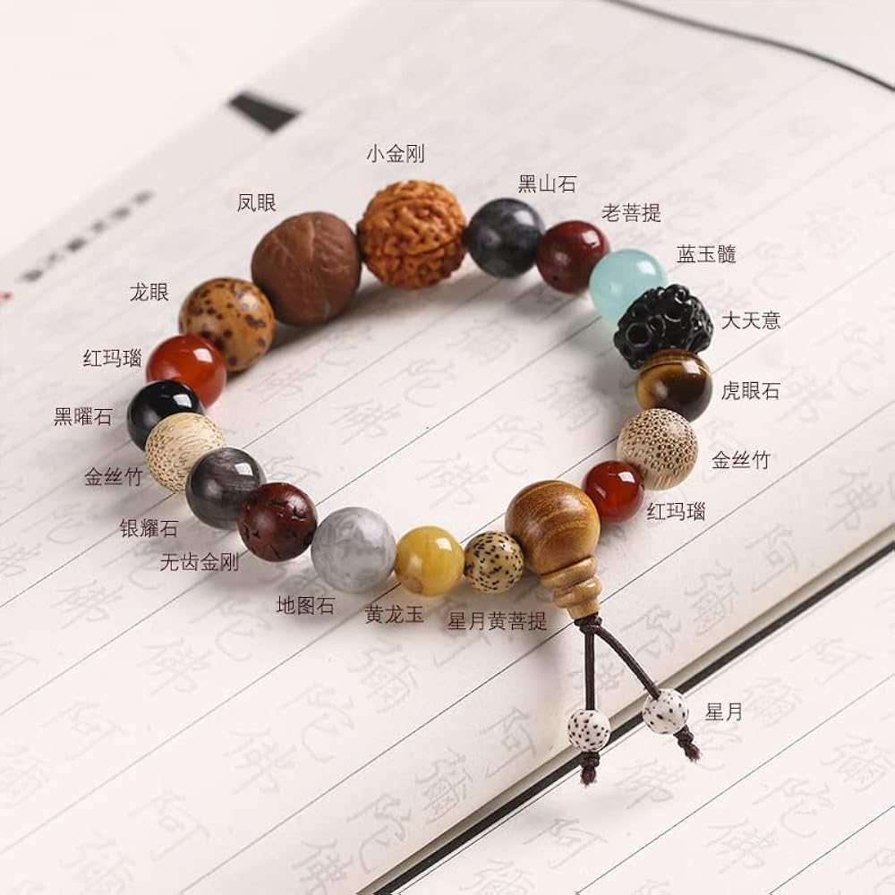 Amazon.com: xiexuelian Lucky bracelet Beaded bracelet Buddha beads