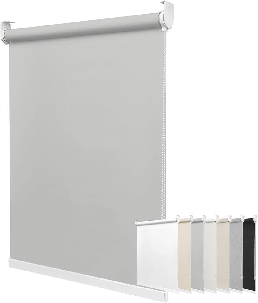 Amazon｜Keego ロールスクリーン 防炎 ロールカーテン カーテンレール