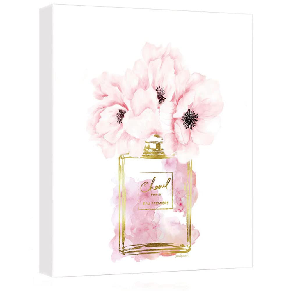 Amazon.com: Canvas Wall Art Glam Perfume Chanel Pictures Wall