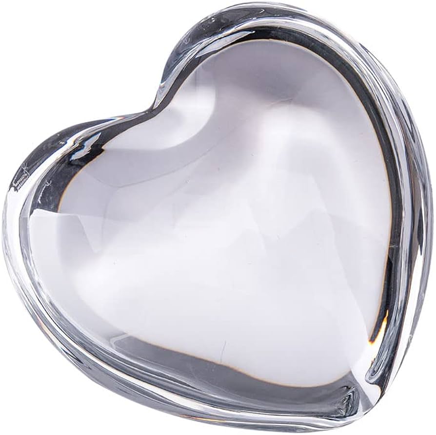 Amazon.co.jp: [ バカラ] Baccarat ペーパーウェイト ハート 文鎮